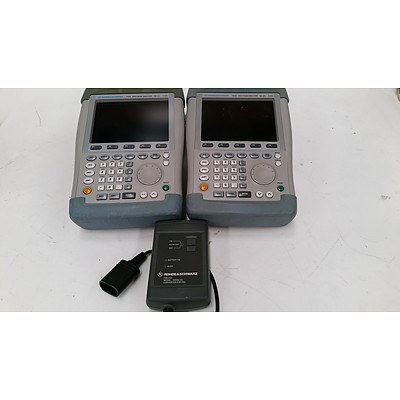 Rohde & Schwarz FSH6 100kHz - 6.0GHz Handheld Spectrum Analysers - Lot of Two