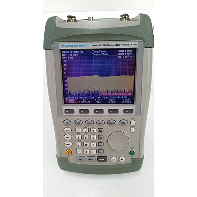 Rohde & Schwarz FSH6 100kHz - 6.0GHz Handheld Spectrum Analyser