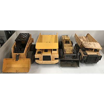 Four Construction Vehicle Toys