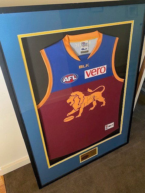 Lot - Signed Brisbane Lions AFL Jersey - Rare