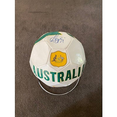 JOHN ALOISI SIGNED AUSTRALIAN SOCCER BALL