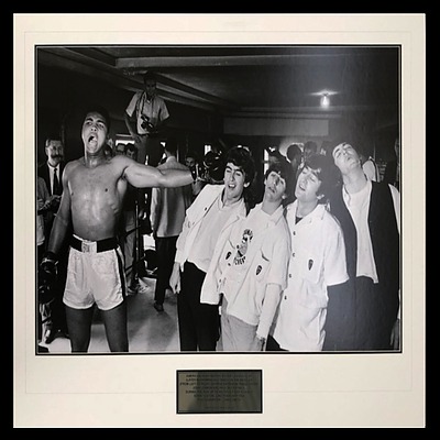 Muhammad Ali & The Beatles Limited Edition Iconic Photograph