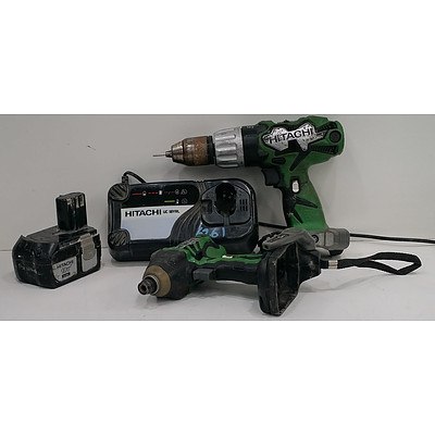 Hitachi Tools And Charger