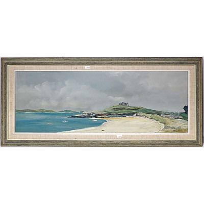 John Hamilton, Coastal Scene, Oil on Board