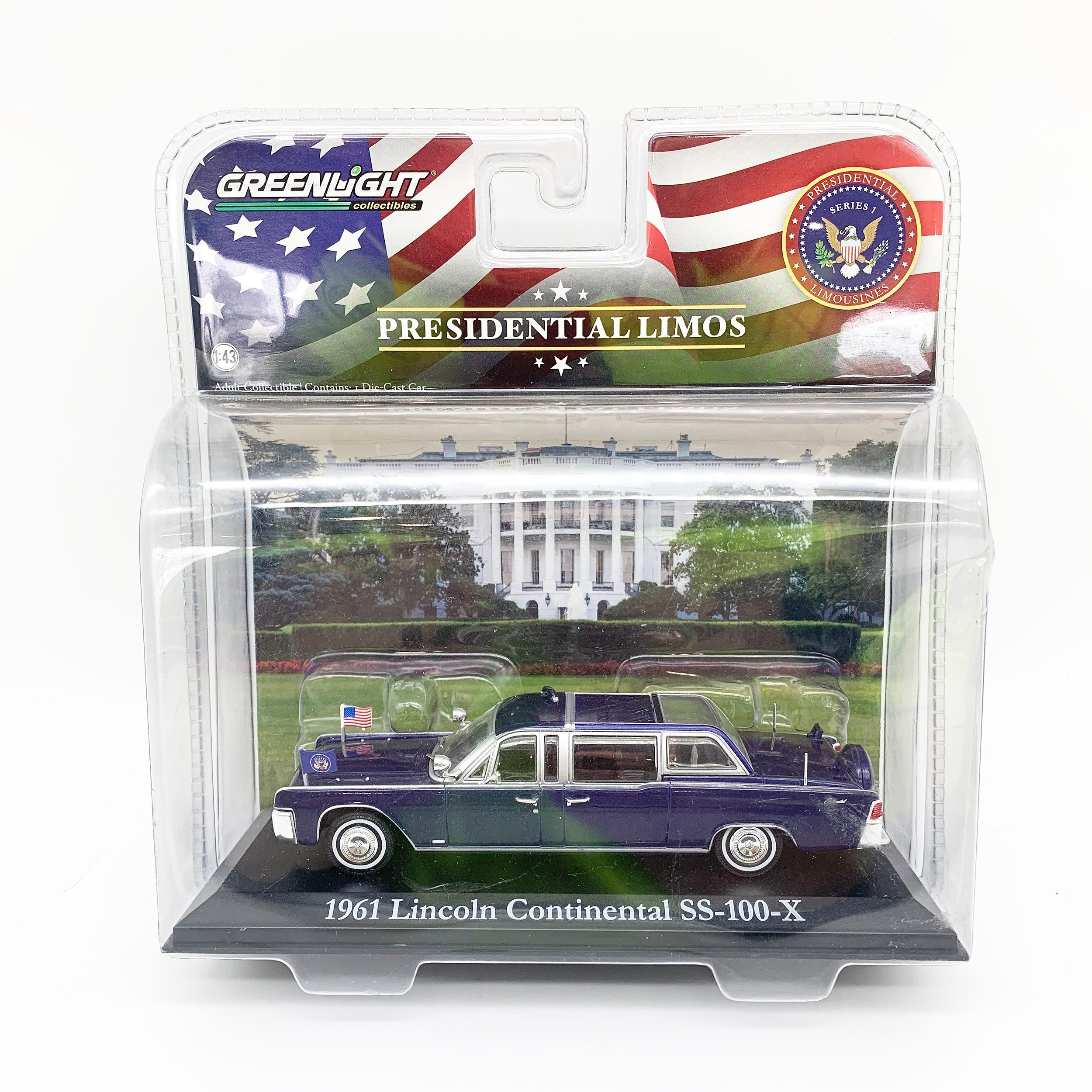 Greenlight Presidential Limos 1961 Lincoln Continental SS-100-X 1