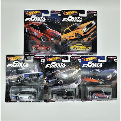 Complete Hot Wheels Premium Collection Model Cars - Fast Rewind - Fast & Furious