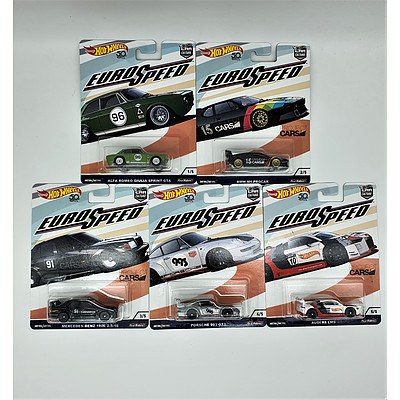 Complete Hot Wheels Premium Collection Model Cars - Euro Speed