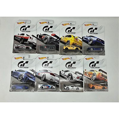 Complete Hot Wheels Collection Model Cars - Gran Turismo Set of 8