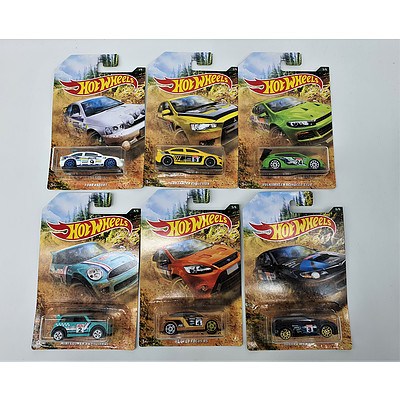 Complete Hot Wheels Collection Model Cars - Rally Set