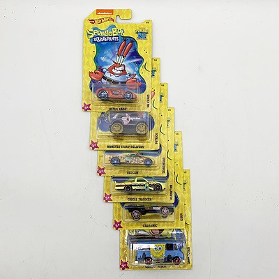 Complete Hot Wheels Collection Model Cars - Sponge Bob Square Pants