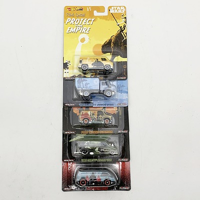 Complete Hot Wheels Premium Collection Model Cars - Star Wars