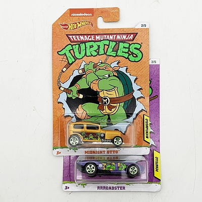 Hot Wheels Collection Model Cars - Nickelodeon Teenage Mutant Ninja Turtles