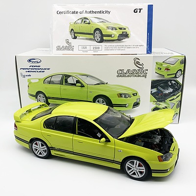 Classic Carlectables Ford Performance Vehicle GT Citric Acid 1320/1500 1:18 Scale Model Car