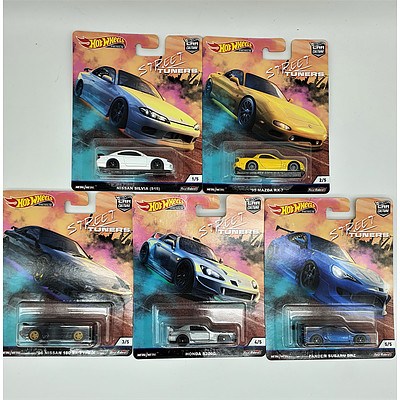 Complete Hot Wheels Premium Collection Model Cars - Street Tuners