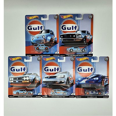 Complete Hot Wheels Premium Collection Model Cars - Gulf