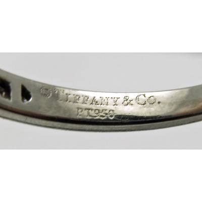 Tiffany Platinum Half Carat Diamond Ring - Original Case