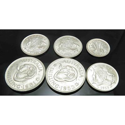 Australia: Uncirculated Silver Coins - Ex Mint Rolls