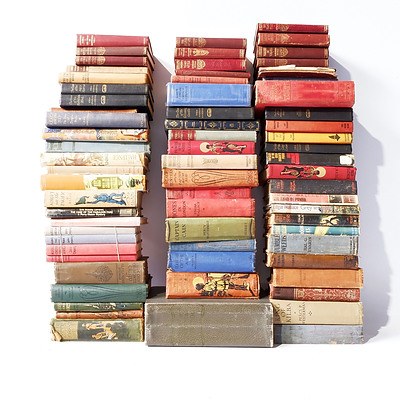 Quantity of 70 Vintage Hard Cover Books Including 'A Princess of the Woods' by Edward. S. Ellis, 'White Witch Doctor' by Louise.A. Stinetorf and other Boys Own Adventure Titles
