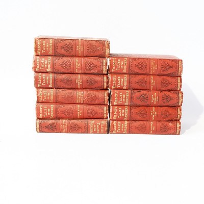 William P Nimmo, Wilsons Tales of the Borders and of Scotland, Edinburgh, Hard Cover, in Eleven Volumes