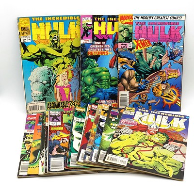 Seventeen The Incredible Hulk Comics, 1991-1996