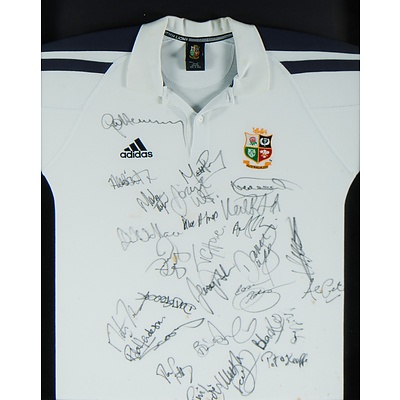 Signed British Lions Rugby Jersey 2001
