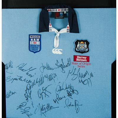 NSW State of Origin 2001 Signed Jersey