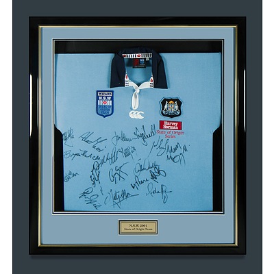 NSW State of Origin 2001 Signed Jersey