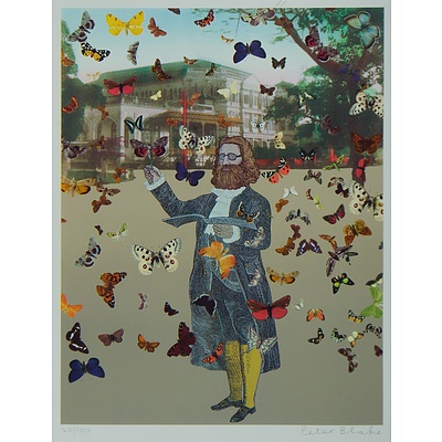BLAKE Peter (British Born 1932) The Far East Suite, 2013 'Dancing Over Shanghai', 'The Convention of Comic Book Characters Comes to Hong Kong' & 'The Butterfly Man at Raffles Hotel' (3)