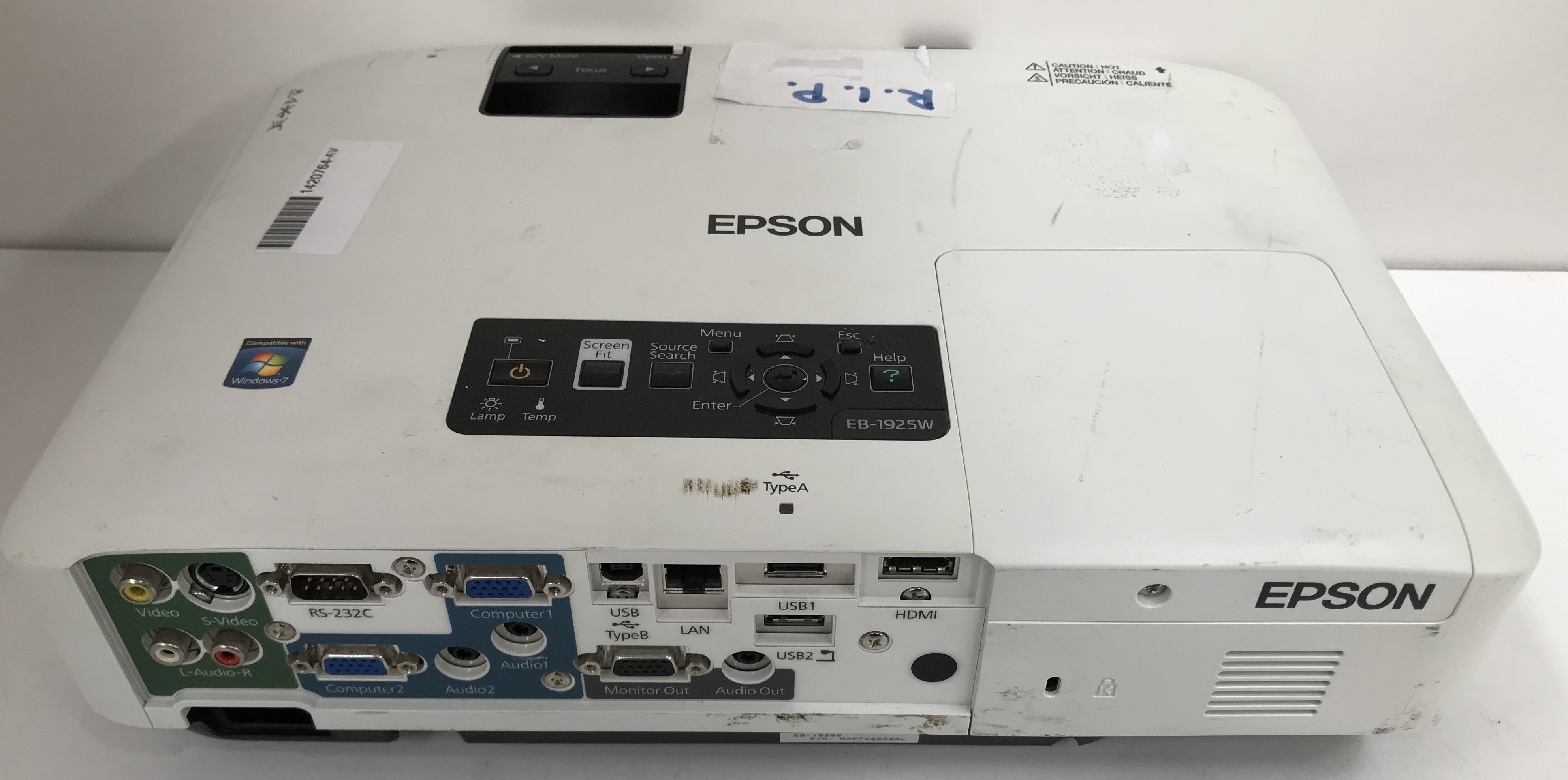 Epson EB-1925W WXGA LCD Projector - Lot 1138878 | ALLBIDS