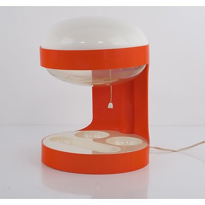 1970s Kartell Model 4028 Desk Lamp with Tray Designed by Joe Colombo