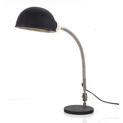 Early Modernist Bauhaus Style Desk Lamp in the Manner of Christian Dell