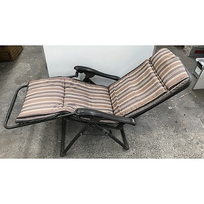 Collapsible Sun Chairs -Lot Of Two