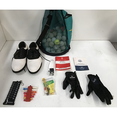 Collection of Golf Accessories