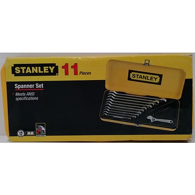 Stanley 11 Piece Spanner Set - New