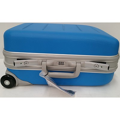 Hard Shell Carry On Suitcase. Giogracia by Polo Club - New - RRP $249.00