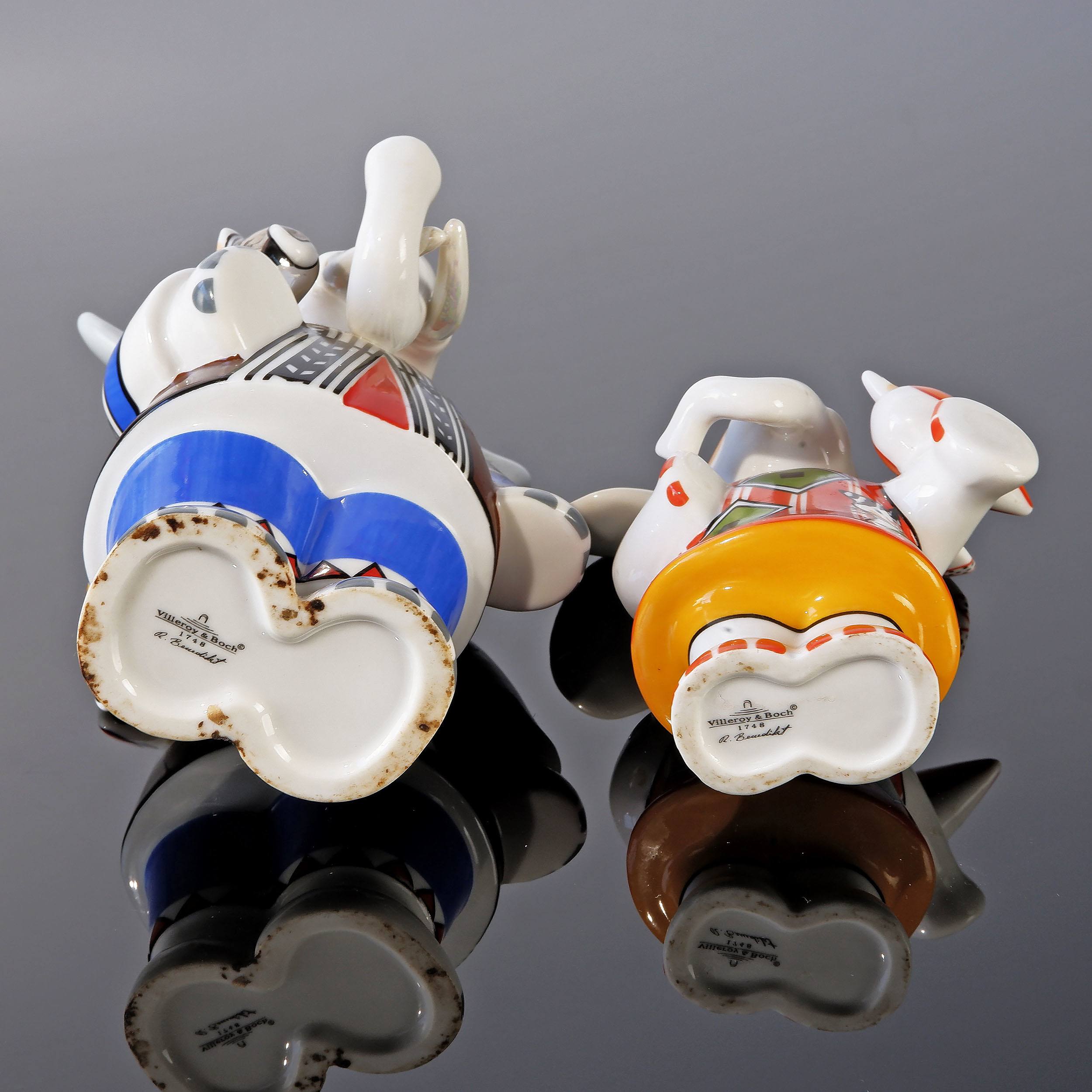 Two Villeroy Boch Porcelain Elephant Lot 1134379 ALLBIDS