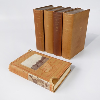 Five Volumes Lonsdale Library, 1930, Seely, Service & Co, London Including Volume VII Fox Hunting