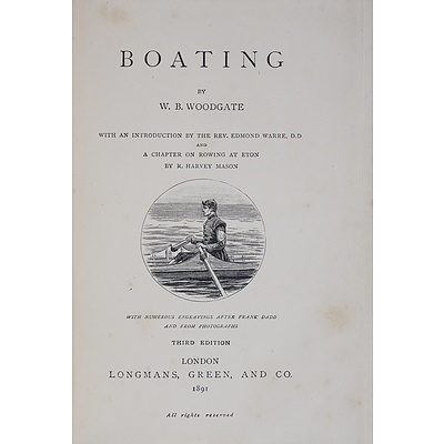 Six Antique Books from The Badminton Library, Longmans, Green & Co, London, 1890s