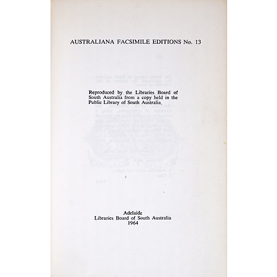 Ernest Giles, Australia Twice Traversed, Libraries Board of South Australia, 1964, Volume 1 & 2, Hard Cover