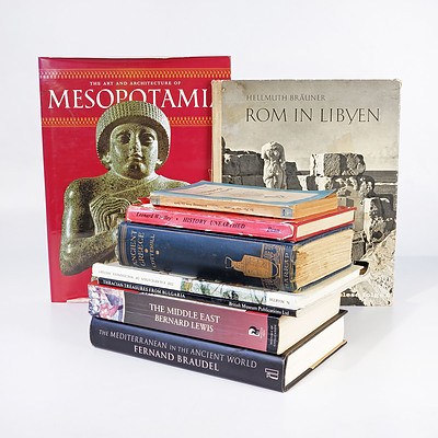 Quantity of Books Relating to Ancient History Including Ancient Greece By H.B. Coterill, Thracian Treasures from Bulgaria and More