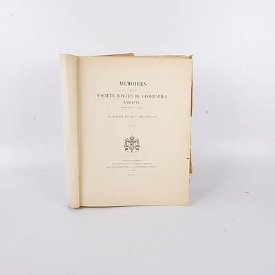 Majeste Fouad 1st, Memoires De La Societe Royale De Geographie DÉgypte, Tomb XVI, 1905