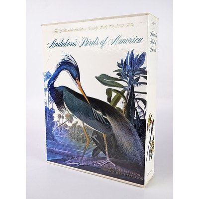 R.T. & V.M.Peterson, Audubons Birds of America, The National Audubons Society Baby Elephant Folio, Abbeville Press Publishers, New York, 1981,  Hard Cover in Presentation Slip Case