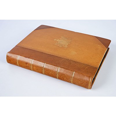 Lord Walsingham, Shooting; Field and Covert,  Longmans, Green & Co, London, 1886, Limited Edition 9 of 250, Leather and Cloth Bound with Gilt Embossing to Front Cover