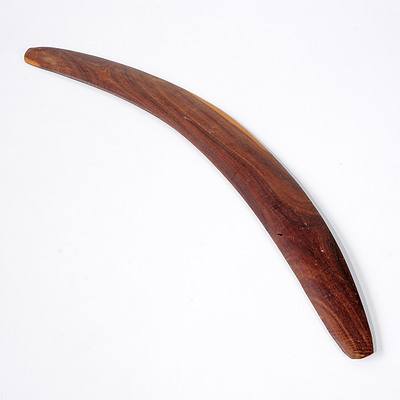 Aboriginal Hardwood Boomerang