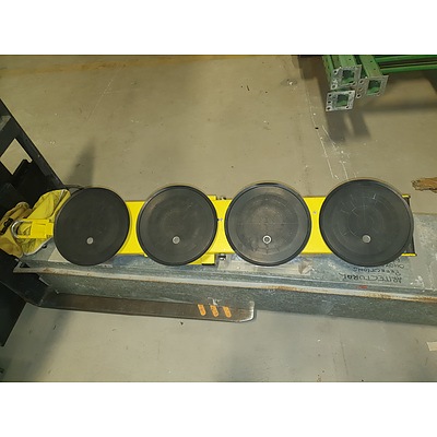 Pair of Wood's Power-Grip PCFT1A1 Glass Suction Lifters