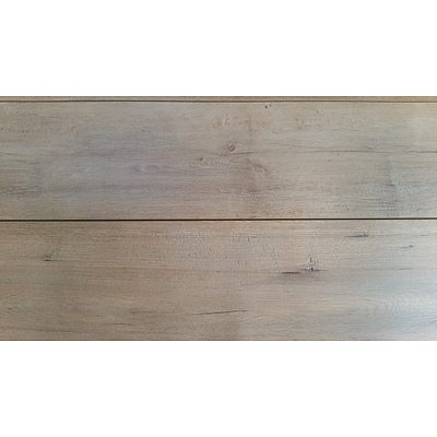 First Class Wood Flooring Co. Ochre Oak Laminate Flooring - 18.2028 Square Meters - Brand New