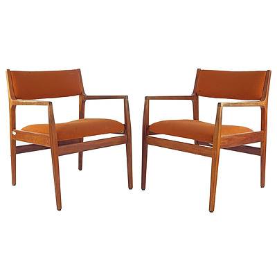 Max Hutchinson (1925-1999) Pair of Blackwood Armchairs, Designed 1962 Melbourne