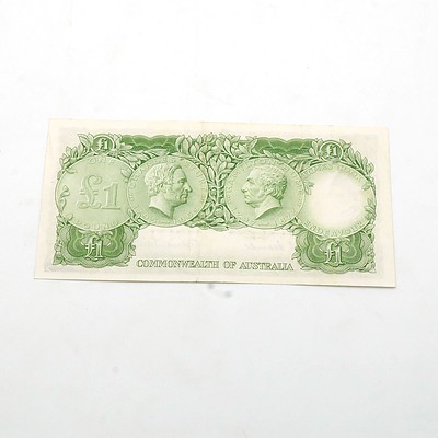 Commonwealth of Australia Coombs/ Wilson One Pound Note, HF30788440