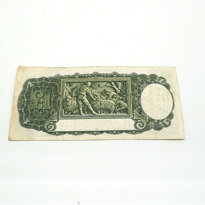 Commonwealth of Australia Armitage/McFarlane One Pound Note H44368212