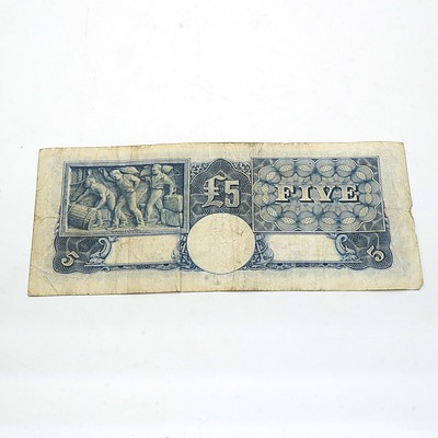 Commonwealth of Australia Armitage/McFarlane Five Pound Note R74298225
